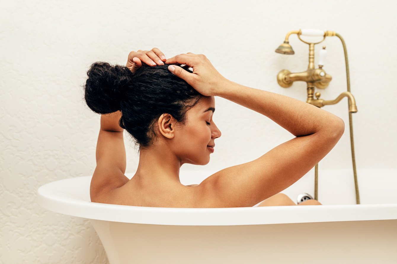 Woman in Bath Tub